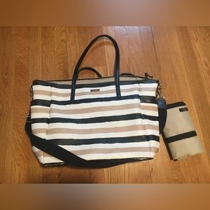 Kate Spade Striped Diaper Bag